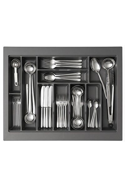 GörSeç 62*49 cm Elit Modern Gri Mutfak Düzenleyici (56*40) a kadar kesebilirsiniz. Çekmece İçi Organizer Dolap Içi Organizer Çekmece İçi Kaşıklık Kepçelik