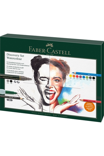 Faber Castell ΣΕΤ ΤΕΧΝΗΣ " (Discovery Art Set) -  "WET DRAWING " ->  "ΓΙΑ ΥΓΡ...
