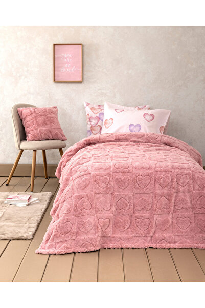 Nima Home Κουβέρτα Μονή 160x220 - Amoria Pink