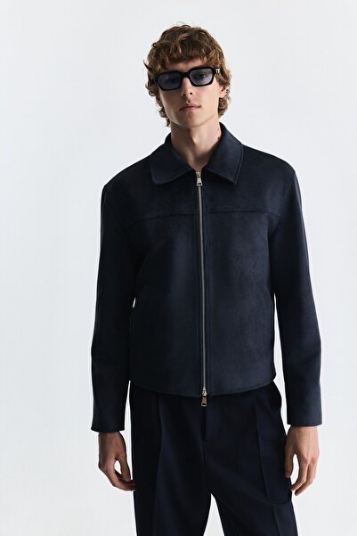 Antioch Suni Süet Boxy Fit Mont