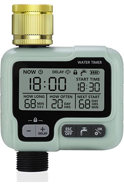 GENERAL Sprinkler Timer with Brass Inlet, Watering Timer for Garden Hose, Pro...