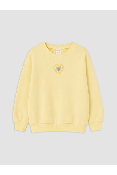 LC Waikiki Alita City Lcw Kids Yellow 3 Thread Printed Girls' Sweatshirt with...