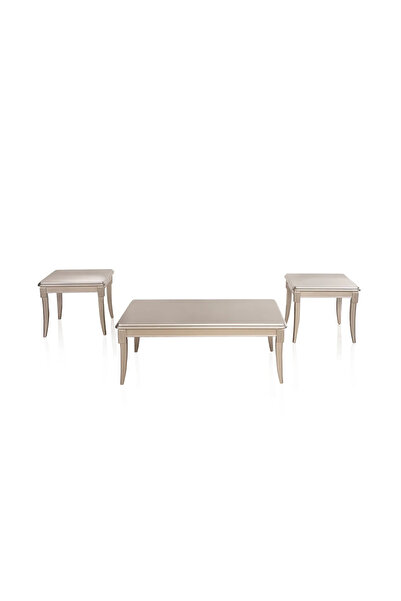Midas Furniture NORVANE COFFEE TABLE SET SILVER