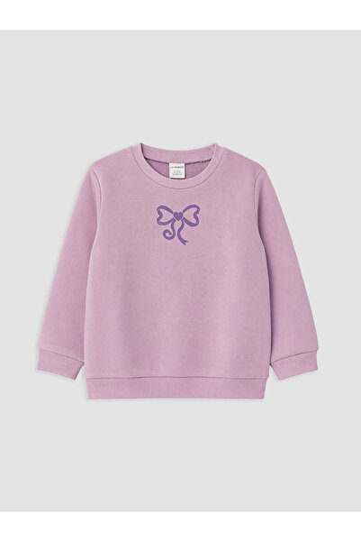 LC Waikiki Alita City Lilac Printed Standard & Regular Girls' Sweatshirt with...