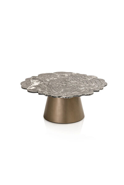 Midas Furniture طاولة مركزية ALEFF باللون الرمادي