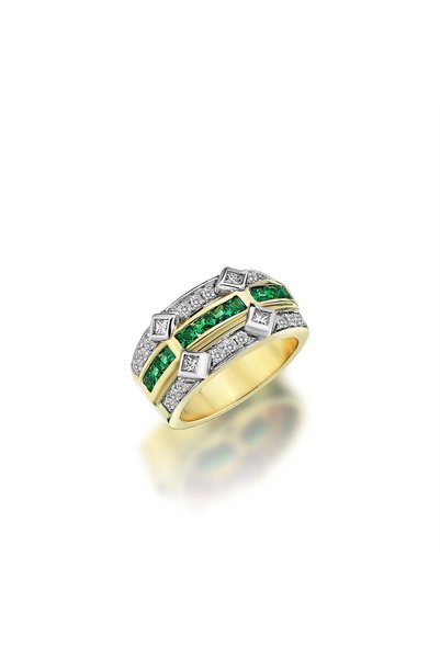 Rossetto Atelier Imported Green Stone Serenya 002 Ring