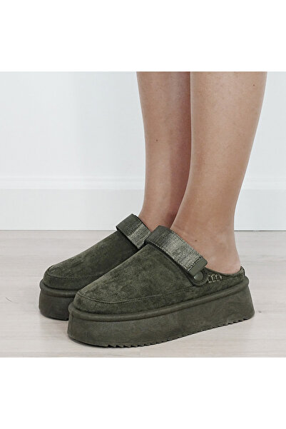 SOFILINE Green sabot-style slippers with strap B-RU-16. M4