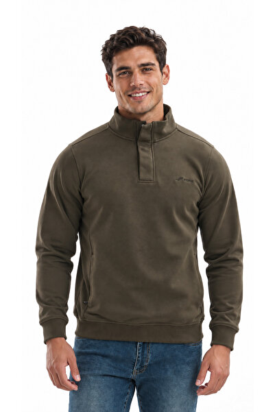 FORE SPORT Men's 3-Thread High-Neck Sweatshirt