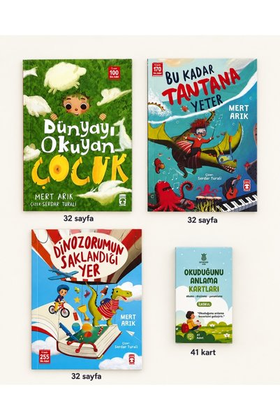 Timaş Çocuk Mert Arık ile Renkli Okuma Saatleri | 3 Resimli Kitap ve 41 Okudu...