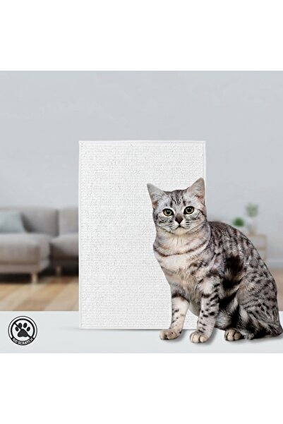 GALORWAY Covoraș Autoadeziv Anti-Zgârieturi pentru Pisici, Protecție Mobilier, 100 × 40 cm, Alb
