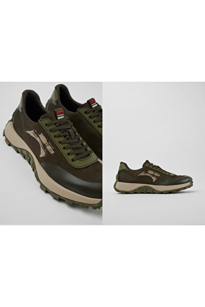 CAMPER Drift Trail Erkekler için Yeşil Cordura ve TPU Film Sneaker.