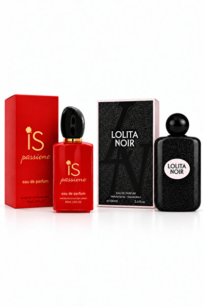 Generic Brand Σετ 2 γυναικείων αρωμάτων IS Passione και Lolita Noir, 2 × 100 ml