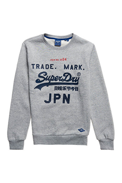 SUPERDRY Ανδρικό Βίντατζ Φούτερ με Λογότυπο, Αμερικάνικο Κλασικό, Μέγεθος S