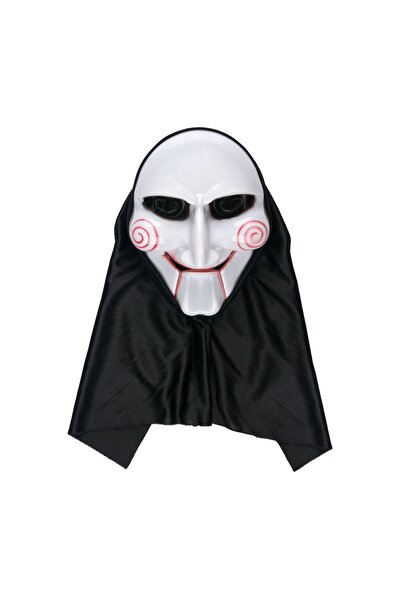 OEM Masca Thriller Alba cu Gluga – Mască Statement pentru Halloween, Cosplay ...