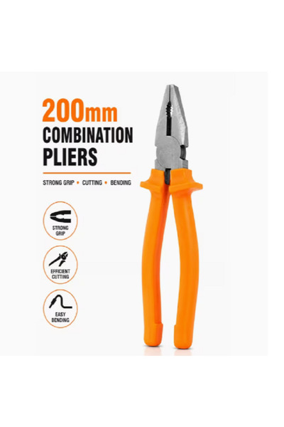 Generic Brand 200mm Combination Lineman Pliers, Heavy-Duty Multi-Purpose Grip...