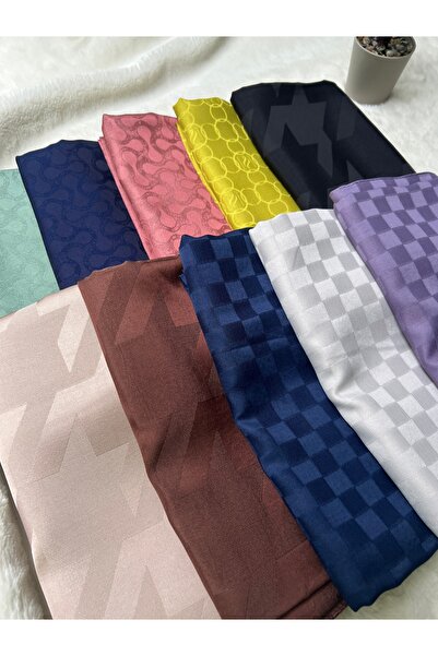 shalby Hijab Jacquard Satin Shawl Set of 10