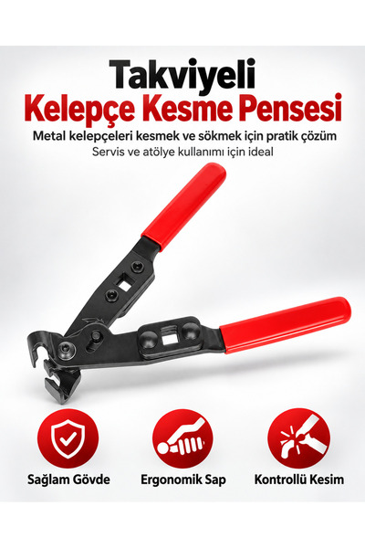 dorf Tools Takviyeli Kelepçe Kesme Pensesi