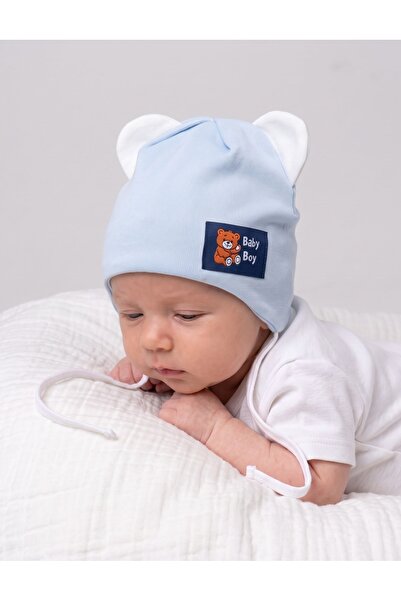 MiniKids Children's hat, Baby BOY, blue model