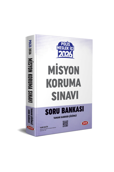 Data Yayınları Emniyet Genel Müdürlüğü Polis Misyon Koruma Sınavı Soru Bankas...