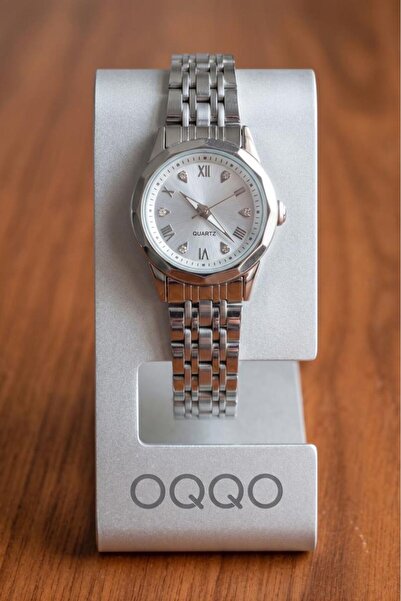 OQQO Metis Stone Gray Dial Gray Cord Women's Wristwatch