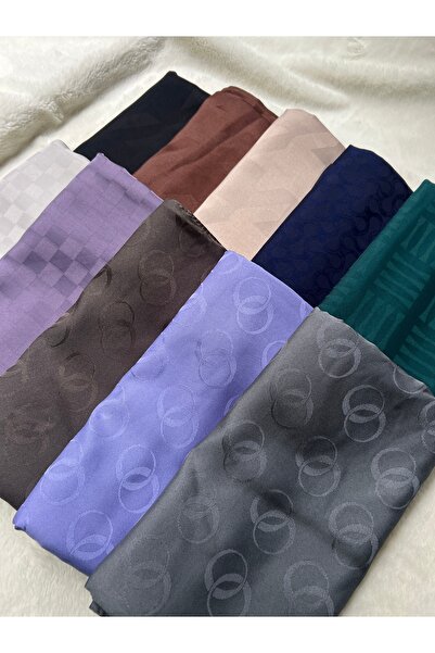 shalby Hijab Jacquard Satin Shawl Set of 10