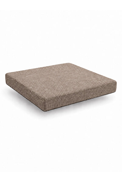 EA HOME ROYALE COMFORT 50x50x5 CM Süngerli Bağcıklı Keten Fermuarlı Sandalye&...