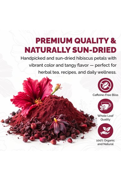 Savannah Soul Fruits Hibiscus Flower powder 150g Hydration, Immune Boost, Digestive Support,Rich In Antioxidants,Vitamins And Minerals,Promot Overall Well-Being And Vitality,No Artificial Ingredients.