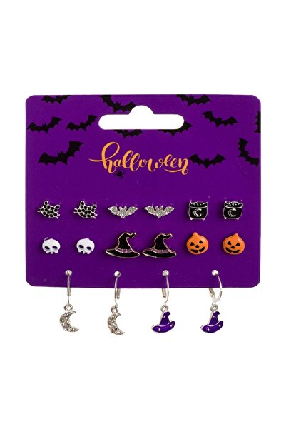 OEM Cercei cu Diverse Modele de Halloween - 8 perechi – Accesoriu Gothic Stat...
