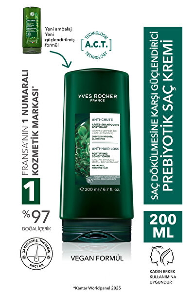Yves Rocher Güçlendirici Prebiyotik Saç Kremi - Saç Dökülmesine Karşı / Anti-...
