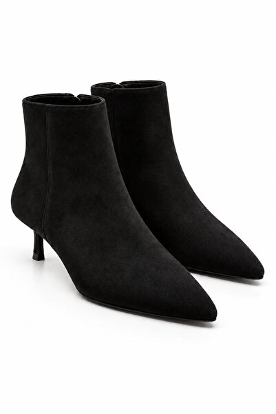 Solo Bag Women's Daily Stylish Elegant Stretch Form Kitten Heel Boots & Booties