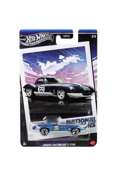 HOT WHEELS Silver Series National Icons Jaguar Lightweight E - Type Collectib...