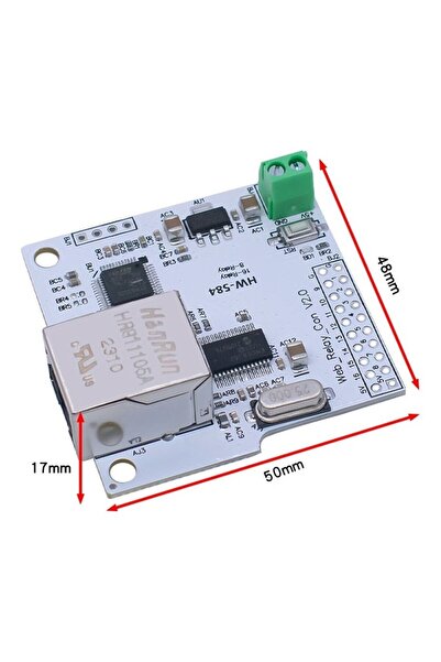 EmAyCenter HW-584 16 Kanal Ethernet Web Röle Kontrol Kartı 5V RJ45 Ağ Modülü