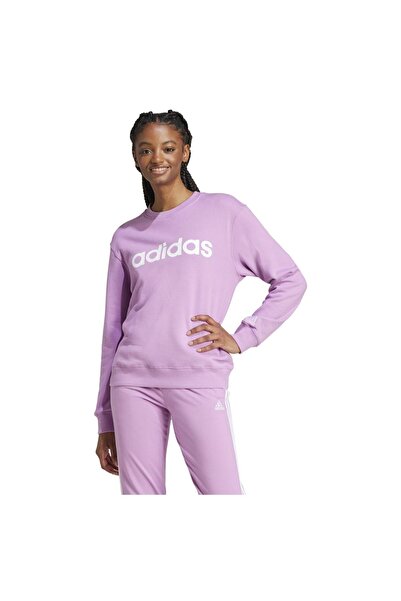 adidas Γυναικείο Φούτερ Γαλλικού Τέρι με Γραμμικό Σχέδιο Μ