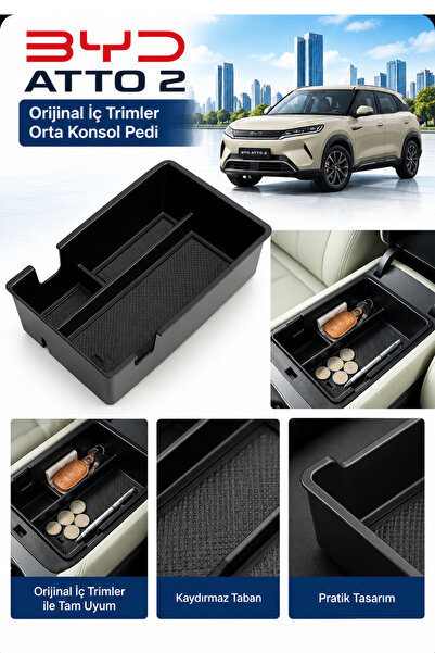 MeyZone Byd Atto 2 Kompatibilna kutija za organizaciju središnje konzole, set...