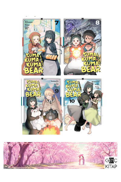 Kayıp Kıta Yayınları Kuma Kuma Kuma Bear 7-8-9-10. Ciltler Manga Seti - Genç ...