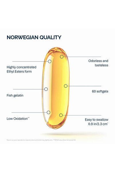 NFO OMEGA 3 FORTE [60 Capsules]
