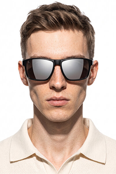 Bilge Karga Flyn Black Grey Mirror Men's Sunglasses