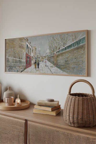 Artavessa Dekoratif Ahşap Çerçeveli 33x70 cm MDF Tablo - ARTSNTMDL12
