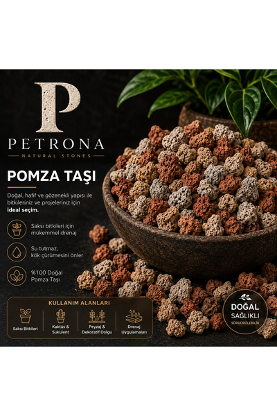 petrona Pomza Taşı Kırmızı 33 Lt