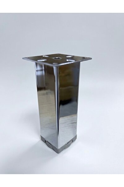 15 CM 50 MM X 50 MM METAL KARE KOLTUK, DOLAP VE MOBİLYA AYAĞI KROM