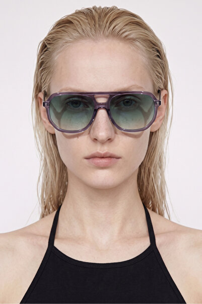 Bilge Karga Elvis Grey Green Gradient Sunglasses