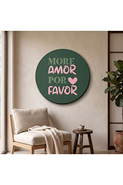 Artavessa Decorative Round Canvas Painting - Artcnvsovl32