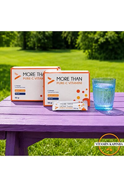 MORE THAN Pure C Vitamini 100 Saşe (Ascorbic Acid) X2 ADET