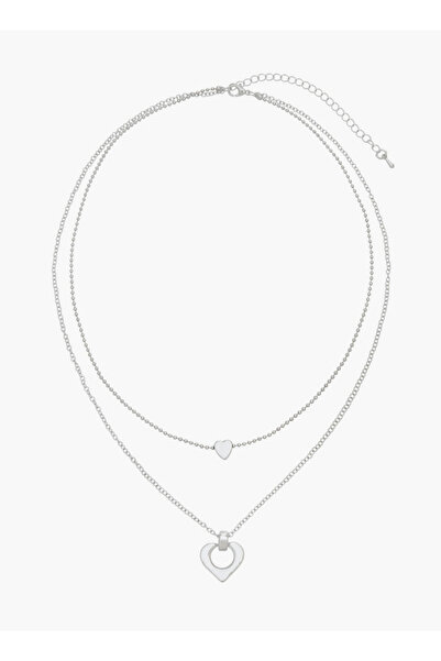 FAV Gloo Metal Layered Pendant Necklace