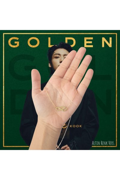 Genel Markalar Jungkook GOLDEN Fanmade Kolye