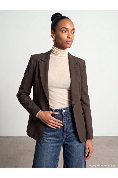 Dilvin 60831 Vücuda Oturan Blazer