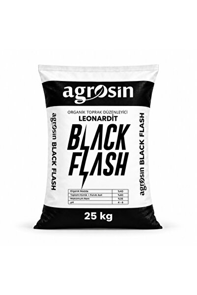 Black Flash Leonardit Organik Toprak Düzenleyici Toz 25 kg