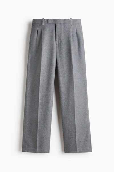 H&M Pileli Şık Pantolon Relaxed Fit
