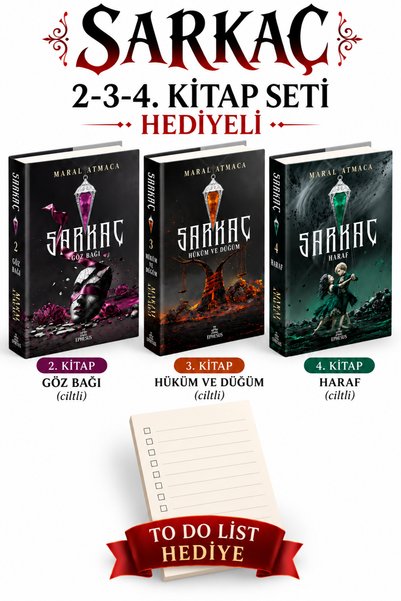 Ephesus Yayınları Sarkaç 2 Göz Bağı - Sarkaç 3 Hüküm ve Düğüm - Sarkaç 4 Hara...