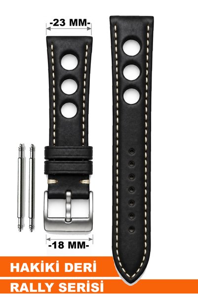 COBRA 23X18Mm Genuine Leather Watch Band Strap Compatible with Frederique Constant Healey Models L07Fc